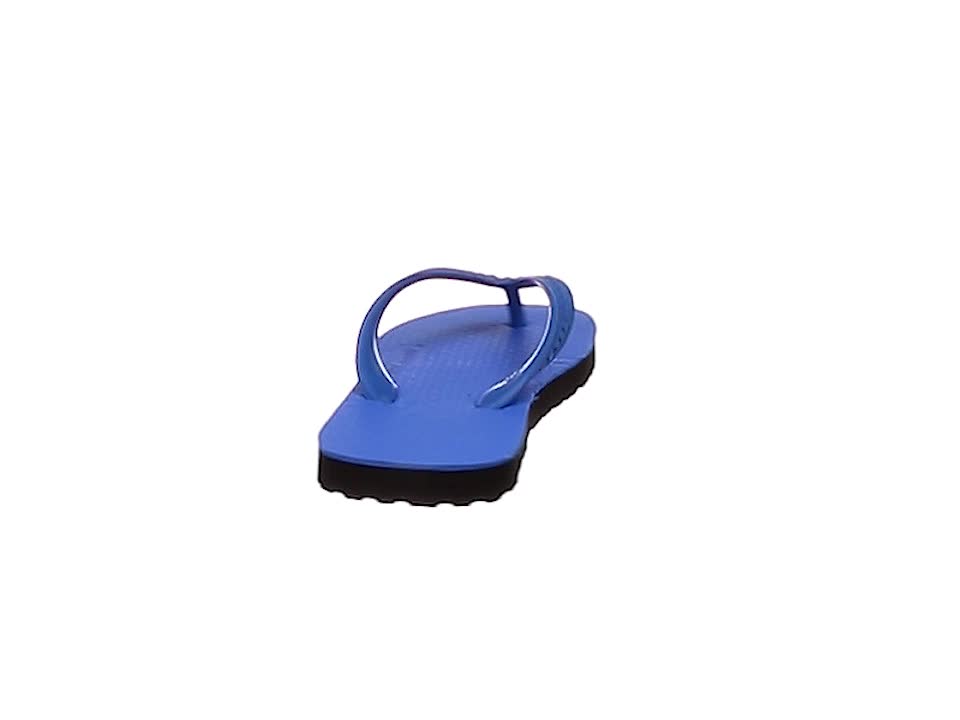 Watch Relaxo Hawai Women's Blue Black Slippers-2 UK ﹙34 EU