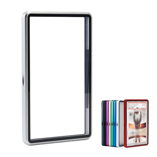 Premium Graded Trading Card Protector - 35pt PSA & CGC Slab Bumper Guard, UV & Scratch Resistant & Magnetic Closure | Aluminum Frame Card Storage Holders for Sports & Gaming Cards (Silver) — image 1