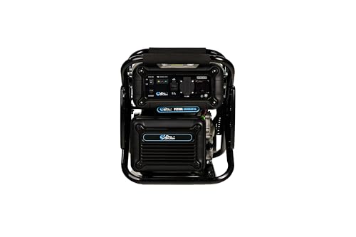 PS Global Generador inversor portátil de 3300 W, 230 V, 11 L, tanque de combustible, generador para camping, viajes, hogar o lugares de trabajo (negro) - Imagen 4