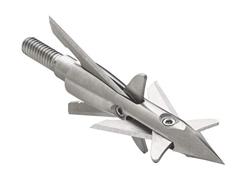 TRUGLO TG3202AV Mechanical Titanium Broadheads, 4 Blades, 100 Grains