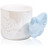 Photo Gallery disoza blu 350 ml tazza carina fiocco tazza da caffè in ceramica con fiocco e manico porcellana tazza da caffè e tè Photo Gallery disoza blu 350 ml tazza carina fiocco tazza da caffè in ceramica con fiocco e manico porcellana tazza da caffè e tè