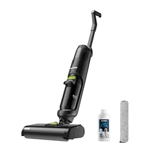 Eureka NEW400 Nass- und Trockensauger Kabelloser Elektrischer Wischmopp-Staubsauger Hartbodenreiniger Maschinen Selbstreinigend, 30 Min Laufzeit, leicht, One-Step Reinigung für klebrige