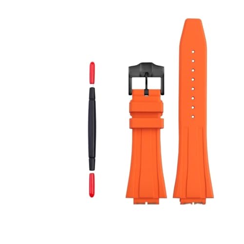 [�����ȓX] �V���R�[���S�����v�X�g���b�v 16 �~�����[�g���ʃW���C���g�\�t�g�u���b�N�O���[���I�����W�u���[�O���[�����Y���v�o���h�J�V�I�t�B�b�g Fit For G-shock GA2100 GM2100(Orange-B pin)