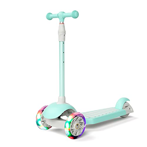 Image of 67i Scooter for Kids 3 Wheel Scooter Kids Kick Scooter for Toddler Girls Boys Scooter with Adjustable Height and Light-Up Wheels Scooter for Children Ages 3-12