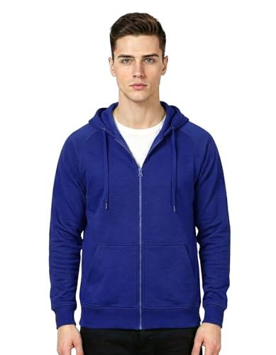 Image of AWG ALL WEATHER GEAR Hoodies for Men | Men's Solid Hooded Sweatshirt | Winter Wear | Pullover | Jackets for Men Stylish | Zipper Hooded Sweatshirt