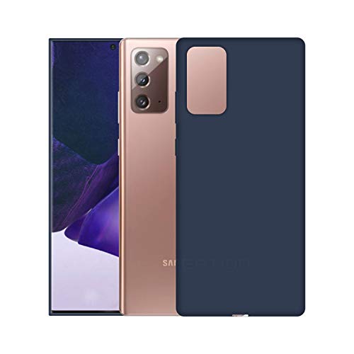 Image of Case Creation Luxurious OG Series for Samsung Galaxy Note 20 Case Cover,Anti-Dirty Slim Case Frosted Matte Candy TPU Raised Bezel (Splash of Color) Back Cover for Samsung Note 20 -Electric Blue