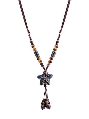 Collier bohème MINACHI ajustable pour éviter les allergies de peau