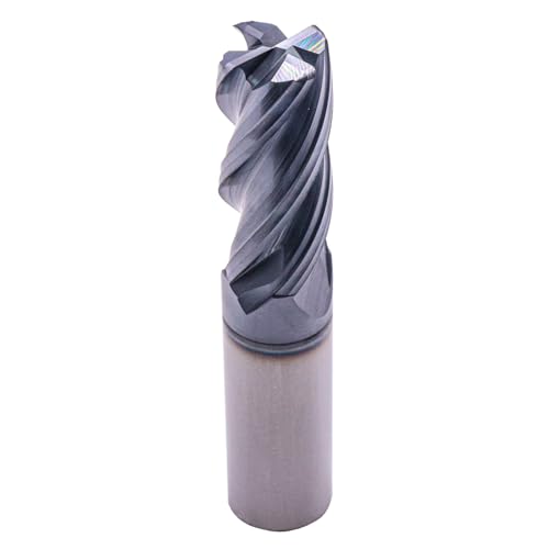 Image of High Performance Solid Carbide Corner Radius End Mill - AlTiN Coated, Variable Helix, .060 inch Corner Radius, 4 Flute, 3 /4 inch Cutting Diameter, 3 /4 inch Shank Diameter, 1-3 /4 inch Length of Cut, 4 inch Overall Length