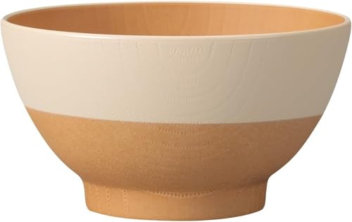 カノー 日々色 抗菌キッズ飯椀 きなり色 BPAフリー 電子レンジ可 食洗器可 軽量 軽い 割れにくい 樹脂製 こども 茶碗 74639