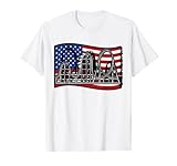American Flag Roller Coaster T-Shirt