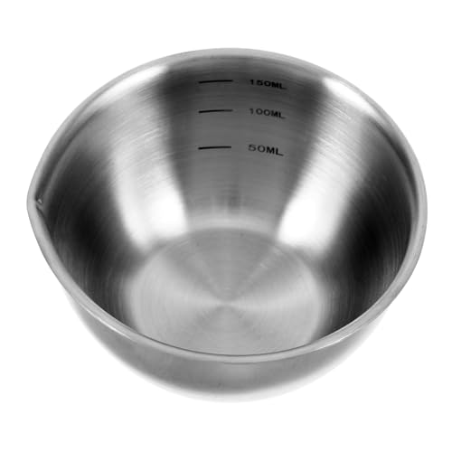 ROMISBABA ステンレス製計量カップ 米計量カップ 目盛り付き すりきり設計 軽量 家用炊飯器対応 米研ぎ 調理用