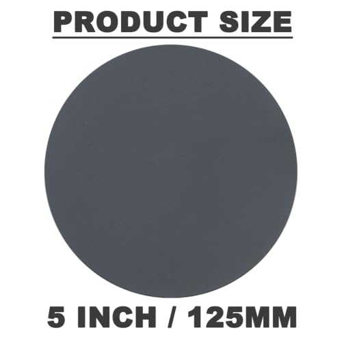 Image of 5 Inch Wet Dry No-Hole Sanding Discs, 120Pcs, 400-3000 Assorted Grit