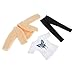 Produktbild CUTICATE 3er-Set Puppen Winter Bekleidung Plüsch Kurzmantel & T-Shirt & Hose für 1/6 Mädchen Puppe - Gelb