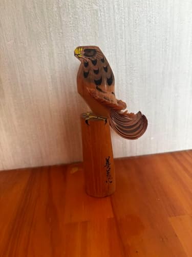 Okimono sculpté Hida Ichii Ittobori en bois d'if