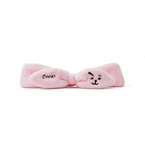 BT21 Official Merchandise by Line Friends - COOKY Character Spa Makeup Hair Wrap Headband