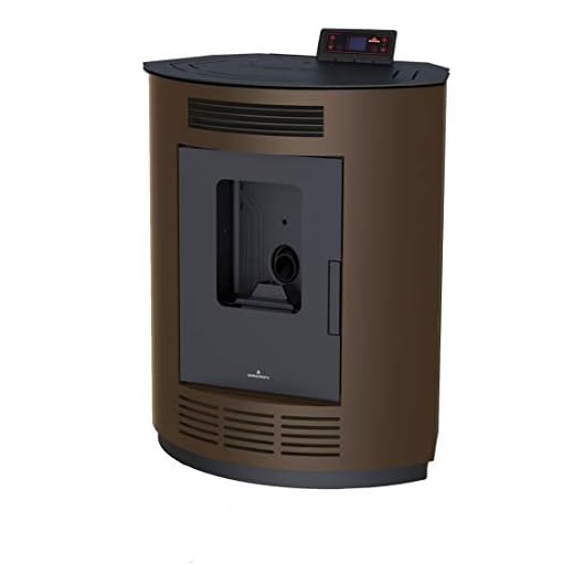 ESTUFA DE PELLET BRONPI MODELO NINA 9 KW RINCON COLOR MOKA