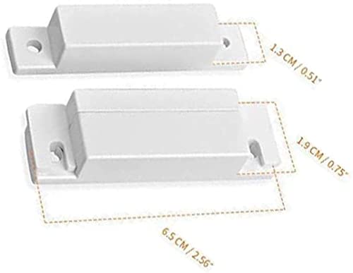 Image of Magnetic Reed Switch MC-31 NC Surface Mount Door Window Alarm, Magneti Door Switch, Contact Sensor, for Home Security and Burglar Alarm Magnetic Reed Switch,Sets of 2