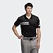 adidas Mens 3-Stripes Chest Sport Shirt (A324) - Black, XX-Large