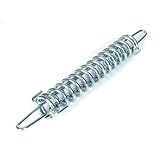 BEIYI 6 Pcs Tension Spring, High Tensile Electric Fence Spring Maintaining Tension, Heavy-Duty Electro-Galvanized for Agricultural Fencing, Silver