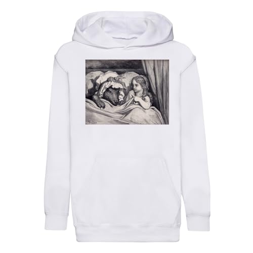 Sweat à capuche enfant Le Petit Chaperon Rouge hoodie Gustave Doré