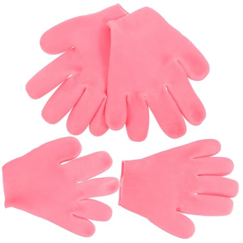 SHERCHPRY 2 Pairs Moisturizing Gloves for Dry Hands Overnight Repair Gloves for Women Nourishing Hand Treatment to Reduce Wrinkles and Lines for Damaged Skin Care