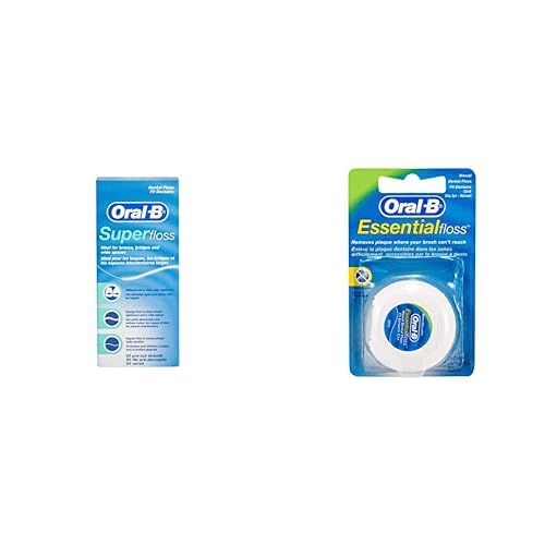 Oral-B Diş İpi Super Floss 50 Adet & Oral-B Diş İpi Essential, 50 m
