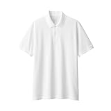 無印良品 紳士 洗いざらし鹿の子編み半袖ポロシャツ メンズ AB1M9A5S 白 紳士S