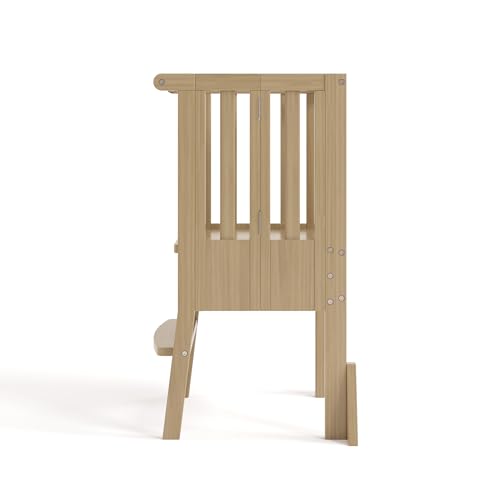 Image of Storkcraft Toddler Standing Tower Kitchen Step Stool, Driftwood