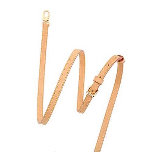 Vachetta Leather Adjustable Crossbody Strap for Small Bags Pochette Mini NM Eva Favorite PM MM Nano Speedy, Beige, Width 1.2cm ( 0.47inch )2