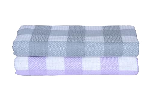 Traditional Thread's 100% Cotton Large Size Bath Towel | Ultra Soft,Absorbent,Light Weight & Quick Dry Towel for Bath, Travel, Gym, Beach |Towels for Bath Large Size | Cotton Towel | 30 X 60, Set of 2