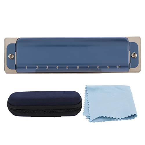 Eulbevoli Orgue à Bouche Harmonica, 10 Trous Harmonica étanche métal Ton précis prévention du vieillissement résistance à la Corrosion pour Jouer(Bleu) - Les Beatles, Paul McCartney, John Lennon, RIngo Starr, George Harrison Eulbevoli Orgue à Bouche Harmonica, 10 Trous Harmonica étanche métal Ton précis prévention du vieillissement résistance à la Corrosion pour Jouer(Bleu) – Image 8