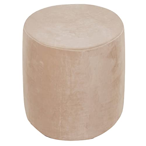 XGANGM Cuadrado/Redondo Funda Otomana Elástica Funda de Puff Taburete Cubo de 40x40/45x45/50x50 Terciopelo Funda para Reposapiés Cubierta Otomana Taburete Sofá Protector,Roundb,45x45cm Cover