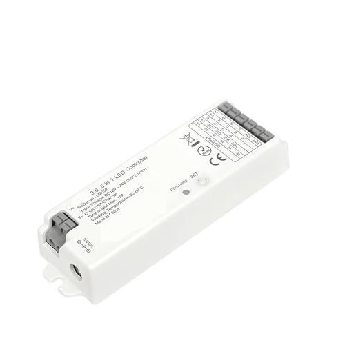 Contrôleur LED 5 en 1 variateur 12V 24V pour bande RGBCCT et ruban COB CCT
