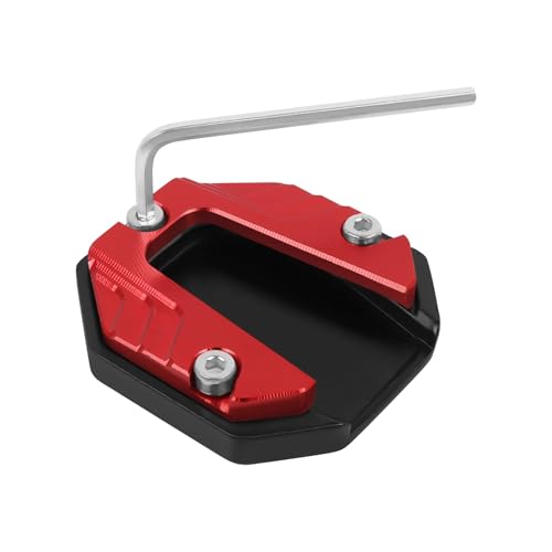 Extension de pied béquille moto avec base élargie antidérapante pour éviter la chute du scooter