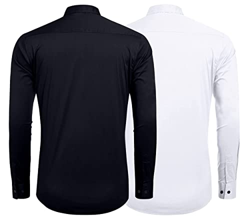 Image of Zombom Men's Regular Fit Cotton Blend Printed Full Sleeve Casual Shirts