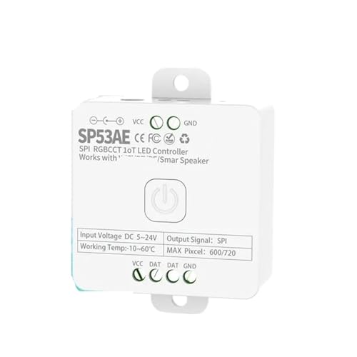 Contrôleur LED Pixel SP53AE et télécommande pour ambiances lumineuses de salon