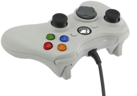 Duke White Wired USB Game Pad Controller For MICROSOFT Xbox 360 PC Windows7 XP