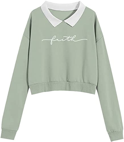 Funky MonkeyGirls and Womens Long Sleeve Dropshoulder Pullover Crop Tops and Hoodies. (Foe Summer and Winterwear Both)