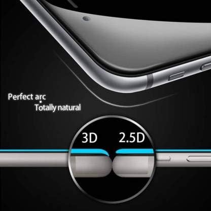 Image of Tempered Glass Screen Protector Compatible for OPPO A59 5G with Edge to Edge Coverage and Easy Installation Kit, Pack of 1, Black