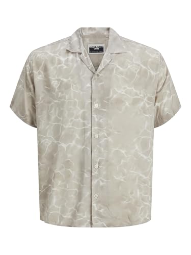 JACK & JONES Jcoinfinity AOP Resort T-Shirt SS pour Homme, Pure Cachemire., L