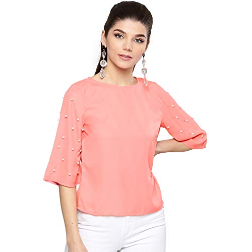 Image of Harpa Women Round Neck Solid Top
