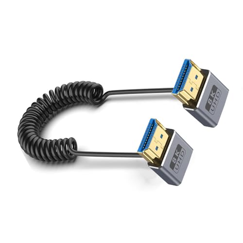 Cable HDMI 8K 60Hz de alta fidelidad con conector angular para proyector 3