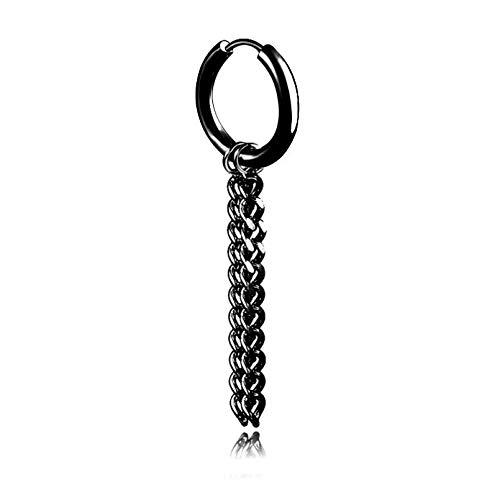 Boucles d'oreilles en acier titane anti-irritation motif étoile et lune