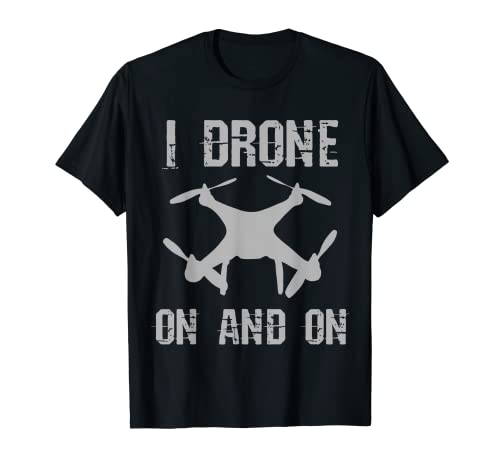 Drone Tee Drone Pilota GIft Maglietta