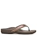 Vionic Women's Tide II Toe Post Sandal - Ladies Flip Flop with Concealed Orthotic Arch Support Bronze Metallic 5 B(M) US