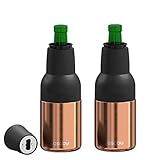 Asobu Frosty Beer 2 Go Vacuum Insulated Double Walled Stainless Steel Beer Bottle and Can Cooler wit