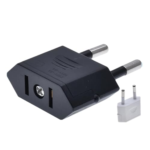 Adaptateur secteur convertisseur type C double prise ronde blanche 9629