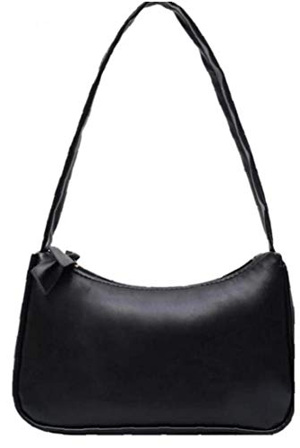 Bajo el Brazo de Retro Bolsa de Las Mujeres del Arco del Bolso de Cuero de la PU Bolso del Baguette