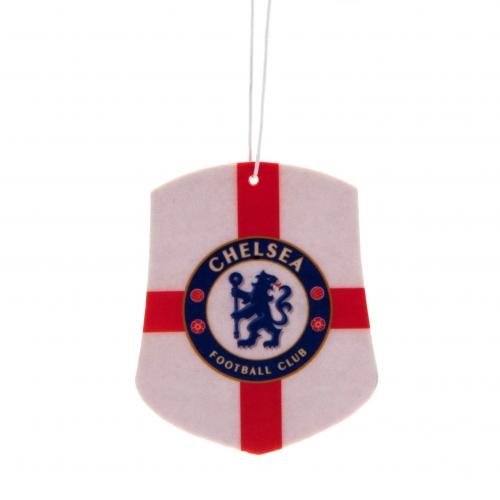 Odświeżacz powietrza Chelsea F.C. St George - herb odświeżacz powietrza - około 8 cm x 6 cm - na karcie nagłówka - oficjalny produkt piłkarski