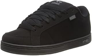 Etnies Men's Kingpin Skateboarding Shoes, Black 003 Black Black 003, 4 UK